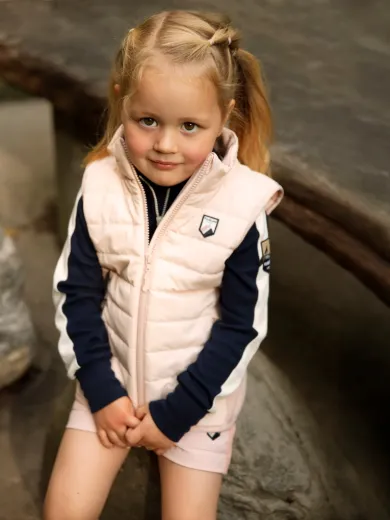 Bilde av WoolLand Besseggen vest girl Rose Smoke